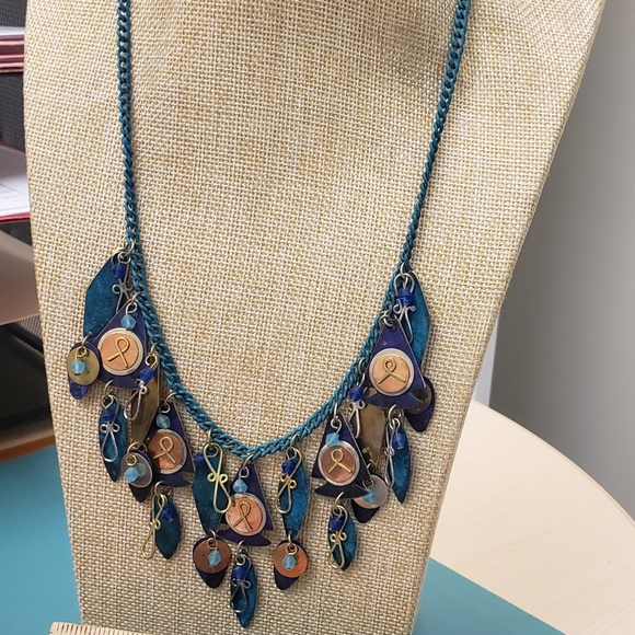 Eclectic Artsy, Made from India, NWT, Fashion Necklace & Earring Set - Picture 9 of 16